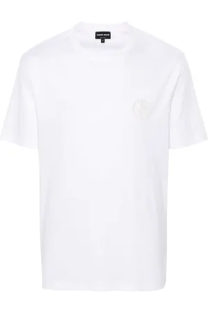 Giorgio Armani T-Shirt mit Logo-Stickerei