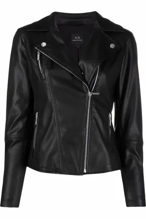 Armani Exchange Bikerjacke aus Faux-Leder