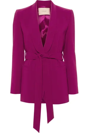 Twin-Set Oval T Blazer mit Kettengürtel