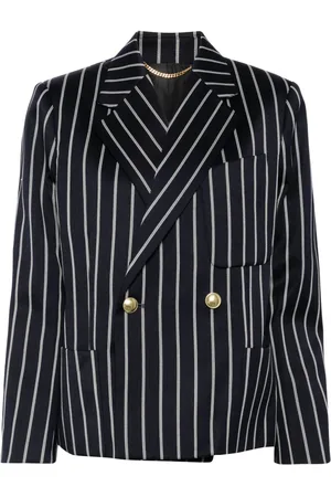 Victoria Beckham Doppelreihige Cropped-Jacke