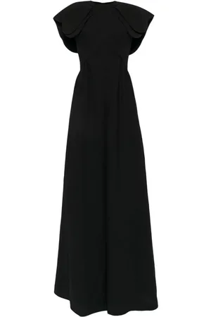 Saiid Kobeisy Krepp-Jumpsuit mit Rock hinten