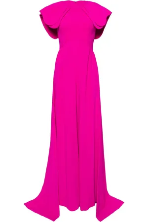 Saiid Kobeisy Krepp-Jumpsuit mit Rock hinten
