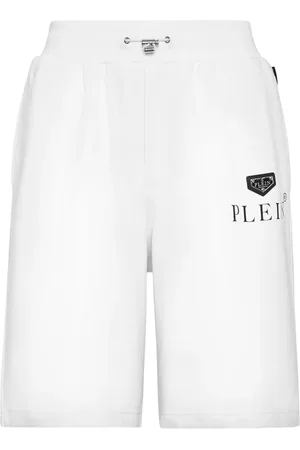 Philipp Plein Shorts mit Logo-Schild