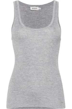 Simkhai Trägershirt mit Logo-Schild
