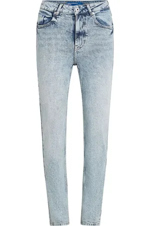 Karl Lagerfeld Hoch sitzende Tapered-Jeans