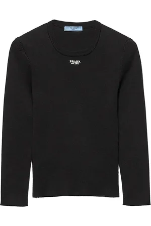 Prada Oberteil mit rundem Ausschnitt