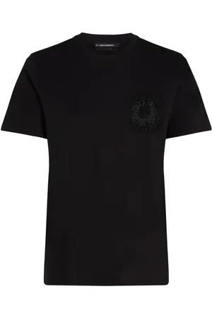 Karl Lagerfeld Kameo T-Shirt mit Strass