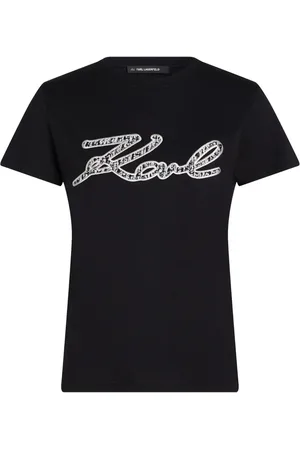Karl Lagerfeld Signature Bouclé-T-Shirt