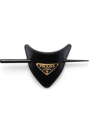 Prada Haarspange aus Leder