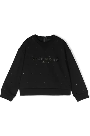 John Richmond Sweatshirt mit Nieten-Logo