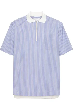 SACAI Gestreiftes Poloshirt