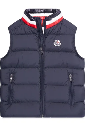 Moncler Weste mit Logo-Applikation