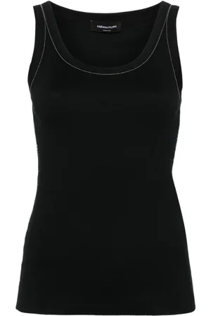 Fabiana Filippi Geripptes Tanktop mit Kettendetail