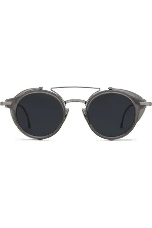 Thom Browne Sonnenbrille mit rundem Gestell