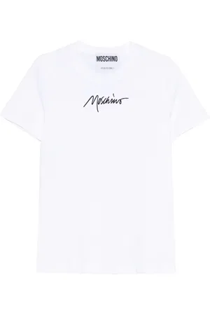 Moschino T-Shirt mit Logo-Stickerei