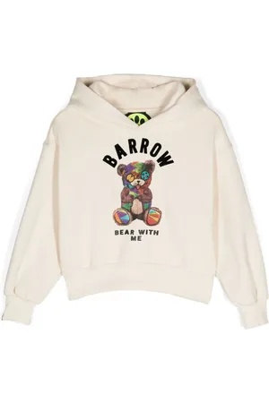 BARROW Hoodie mit beflocktem Logo