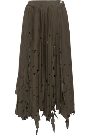 Maison Mihara Yasuhiro Faltenrock mit Cut-Outs