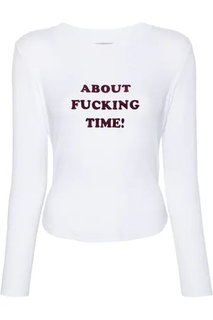 Stella McCartney T-Shirt mit Slogan-Print