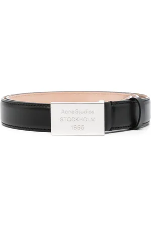 Acne Studios Ledergürtel mit Logo-Gravur