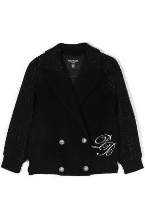 Balmain Jacke mit Tweed-Verzierung