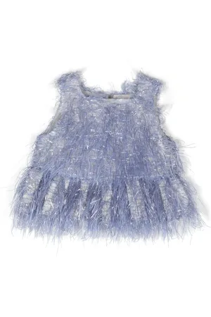 DOUUOD KIDS Top mit Fransendetail