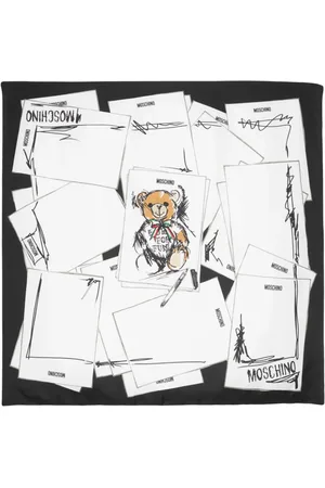 Moschino Schal mit Teddy-Print