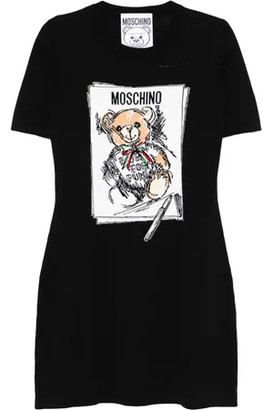 Moschino T-Shirtkleid mit Teddy