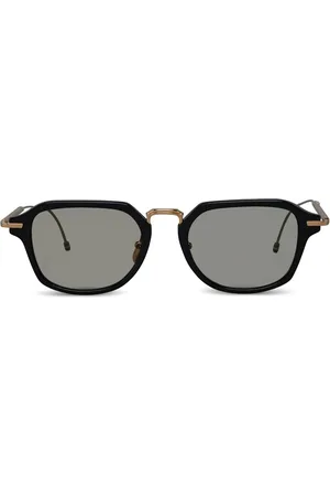 Thom Browne Sonnenbrille mit geometrischem Gestell
