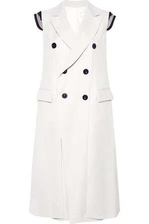 SACAI Doppelreihiger Mantel