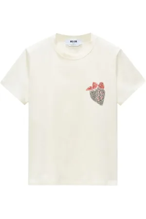 Msgm Sweatshirt mit Kristallen