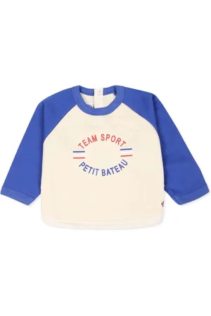 Petit Bateau Sweatshirt mit Logo-Print