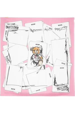 Moschino Schal mit Teddy-Print
