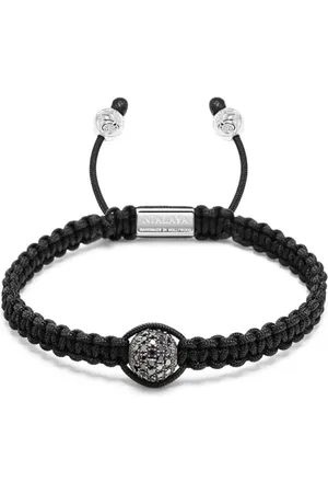 Nialaya Geflochtenes Fleur de Lis Armband
