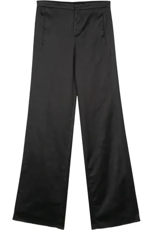 Gucci 2000s Satinhose mit weitem Bein