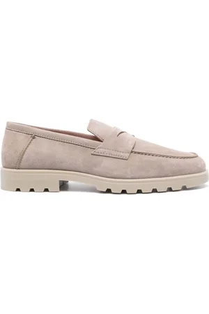 santoni Loafer aus Wildleder