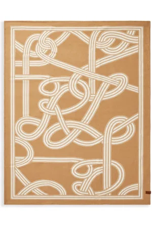 Ralph Lauren Gestrickte Decke mit Logo-Muster