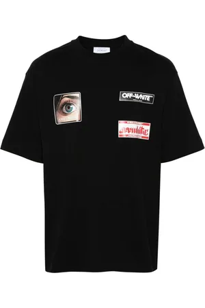 OFF-WHITE T-Shirt mit Augen-Logo