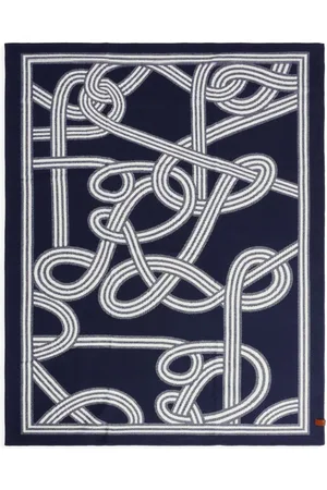 Ralph Lauren Gestrickte Decke mit Logo-Muster