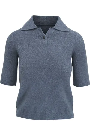 Vince Poloshirt aus Bouclé