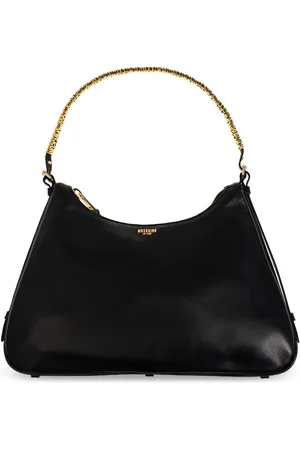 Moschino Schultertasche mit Metallic-Henkel