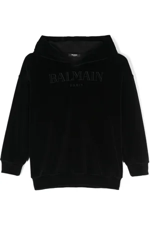 Balmain Hoodie mit Logo-Stickerei