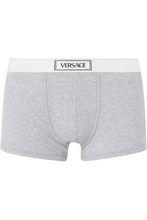 VERSACE Gerippte 90s Logo Boxershorts