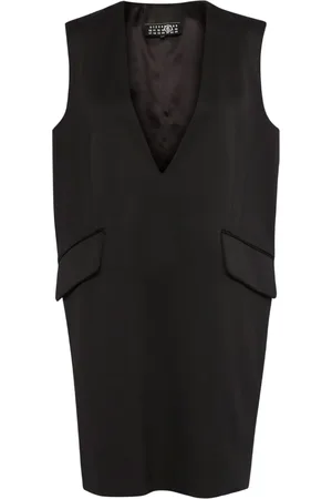 Maison Margiela Minikleid mit tiefem V-Ausschnitt