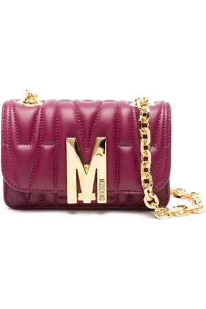 Moschino Schultertasche mit Logo-Prägung