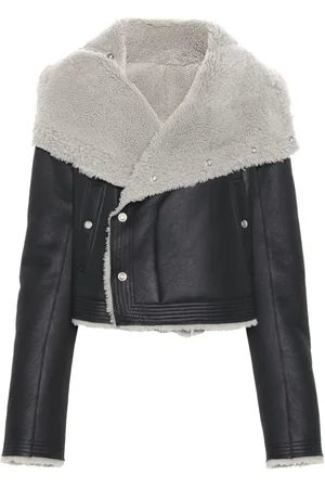 Rick Owens Klassische Lederjacke