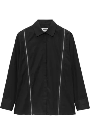 Msgm Hemd mit Reißverschluss