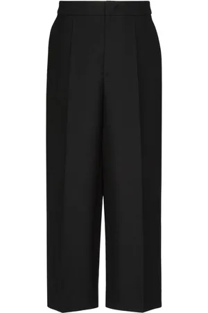 VALENTINO GARAVANI Cropped-Hose mit weitem Bein