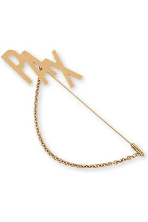 Moschino Pax Brosche mit Kettendetail
