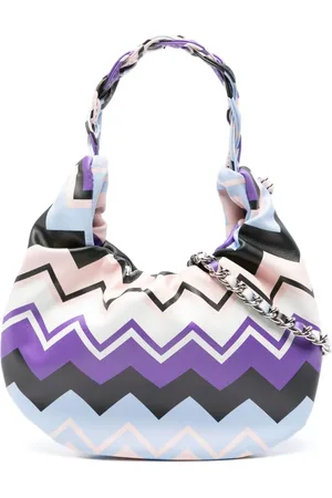 Missoni Schultertasche mit Zickzackmuster