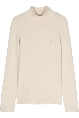 MONNALISA Geripptes Top mit Strass
